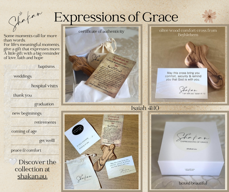 Shakan's Comfort Cross | beautifully packaged